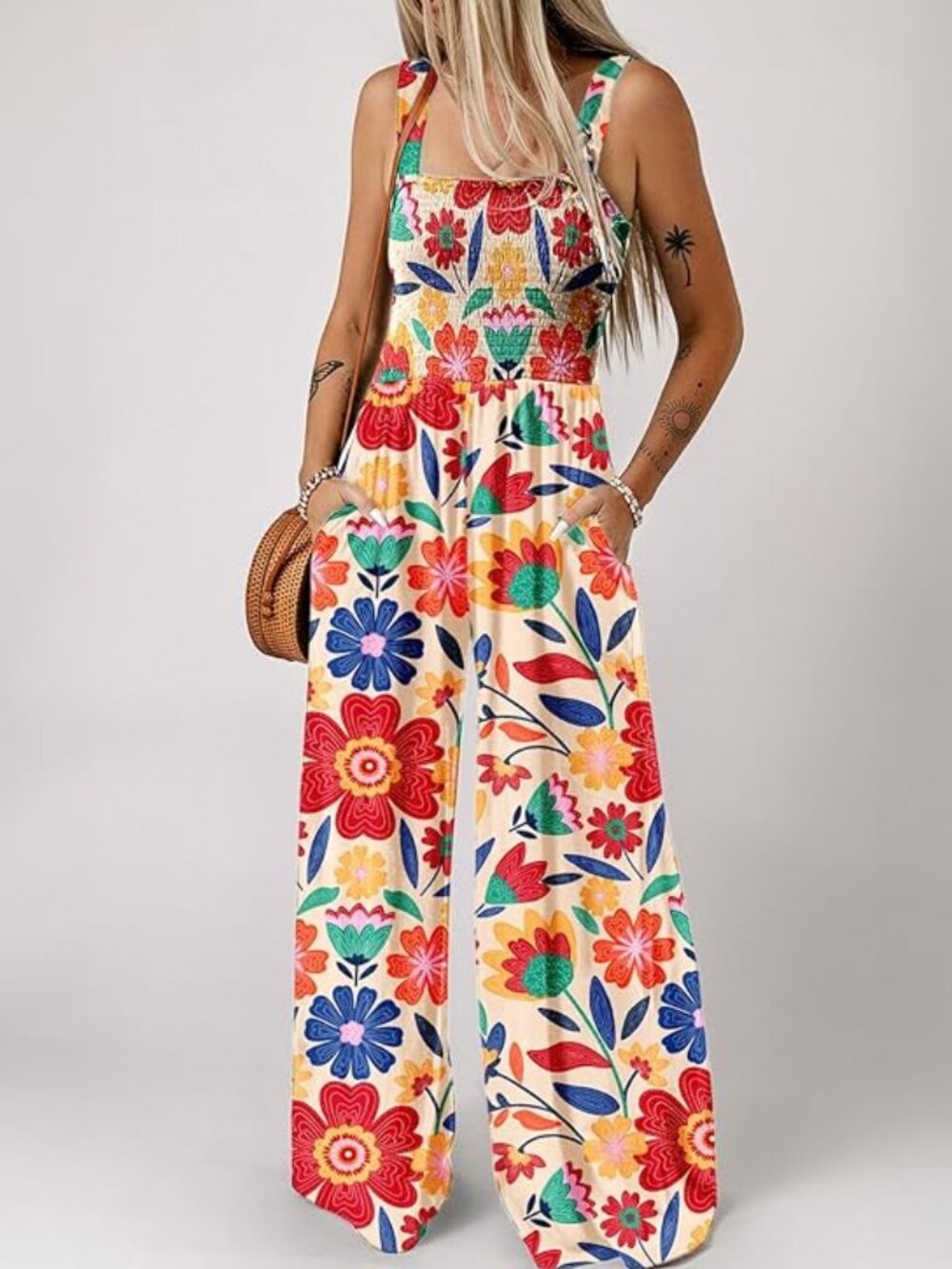 New - Women's Casual Loose Overalls Jumpsuits One Piece Sleeveless